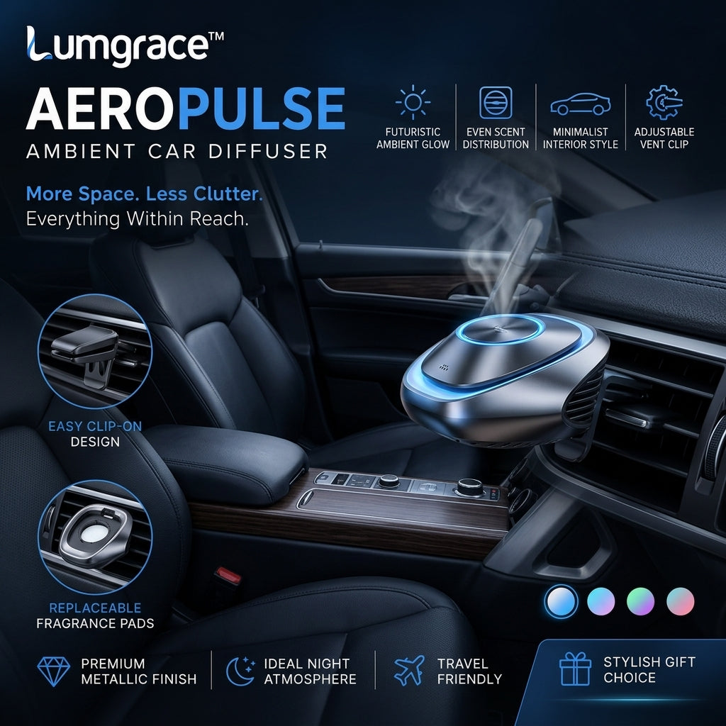 Lumgrace™ AeroPulse Ambient Car Diffuser