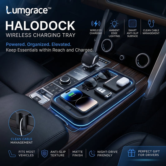 Lumgrace™ HaloDock Wireless Charging Tray